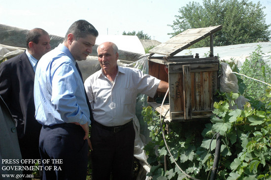 Այց Արմավիրի մարզ` «Հազարամյակի մարտահրավեր» հիմնադրամ-Հայաստան» ծրագրի տեղամասեր