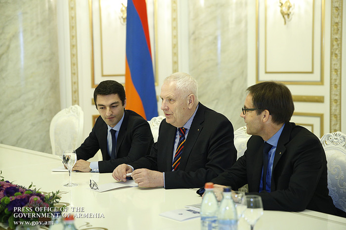 Վարչապետն ընդունել է Եվրոպայի աթլետիկայի ֆեդերացիայի նախագահին և գործադիր տնօրենին