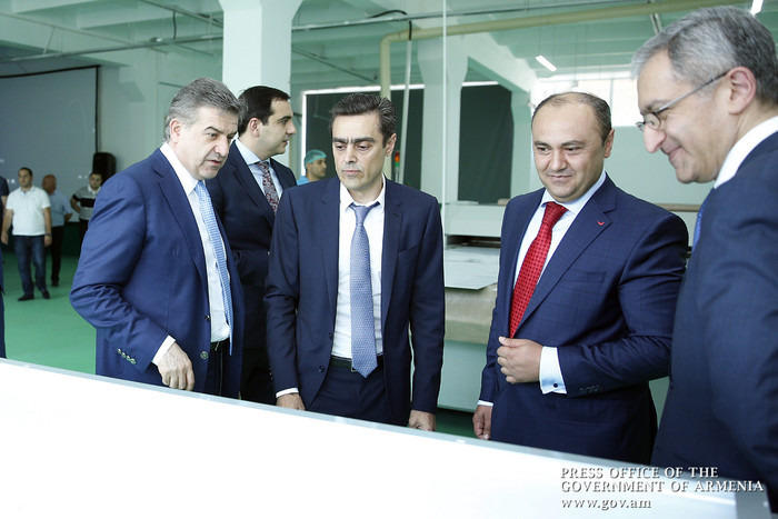 Վարչապետը մասնակցել է Հայաստանում առաջին արևային վահանակներ արտադրող գործարանի բացմանը