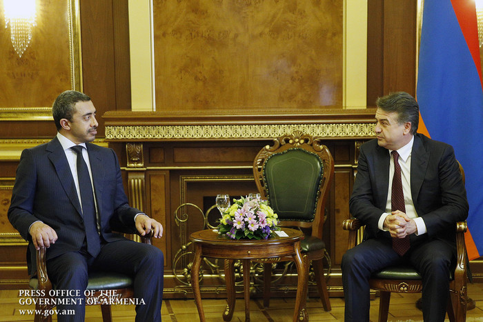 Վարչապետն ու ԱՄԷ արտաքին գործերի և միջազգային համագործակցության նախարարը քննարկել են հայ-էմիրաթական 
