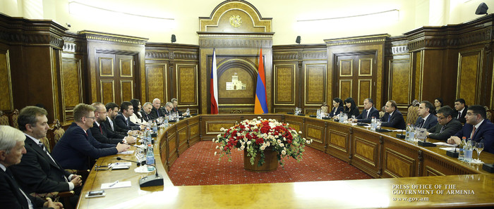 Վարչապետն ընդունել է Չեխիայի խորհրդարանի Պատգամավորների պալատի նախագահին
