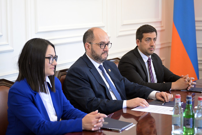 Արայիկ Հարությունյանն ընդունել է Եվրոպական հեծանվային միության նախագահին  և գլխավոր քարտուղարին