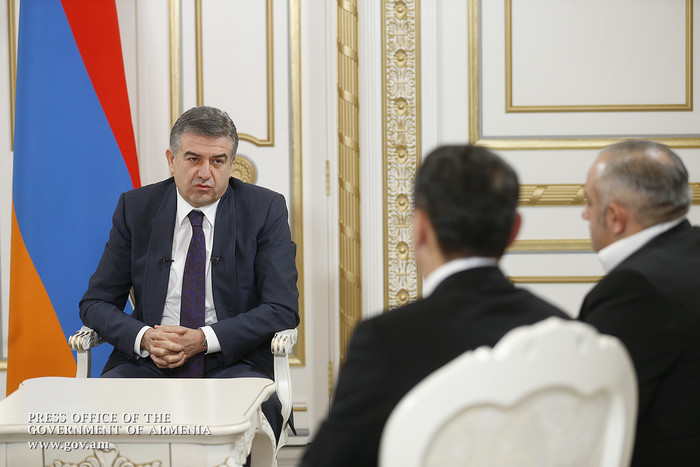 ՀՀ վարչապետ Կարեն Կարապետյանի հարցազրույցը հեռուստաընկերություններին