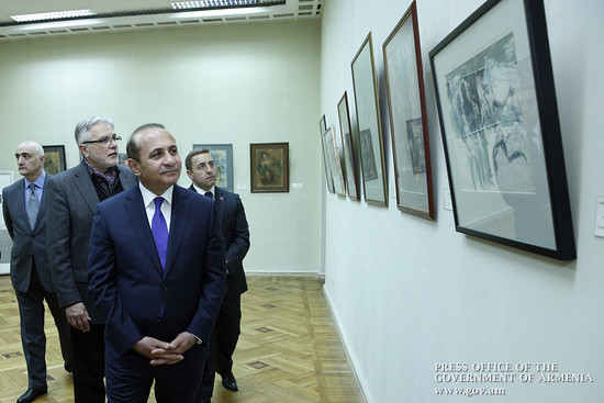Վարչապետը մասնակցել է երիտասարդ ստեղծագործողների ցուցահանդես-մրցույթի բացմանը