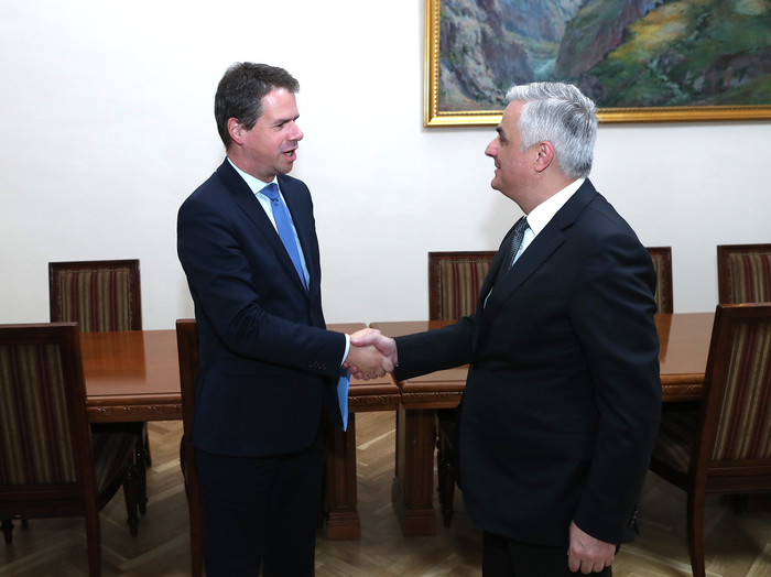 Փոխվարչապետ Մհեր Գրիգորյանն ընդունել է Ֆրանսիայի դեսպանին