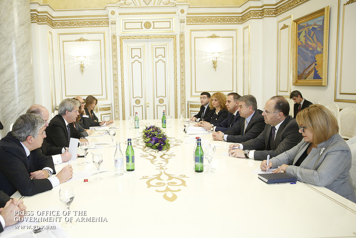 Քննարկվել են հայ-իտալական առևտրատնտեսական կապերի զարգացմանն  առնչվող մի շարք հարցեր
