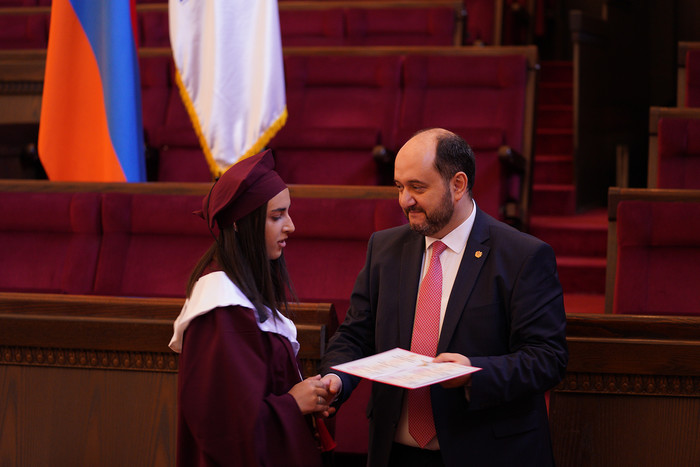 Արայիկ Հարությունյանը մասնակցել է Պետական կառավարման ակադեմիայի մագիստրոսական դիպլոմների հանձնման ար