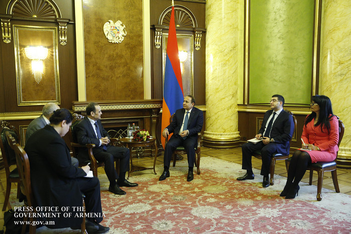 Վարչապետն ընդունել է Հայաստանում Եգիպտոսի նորանշանակ արտակարգ և լիազոր դեսպանին