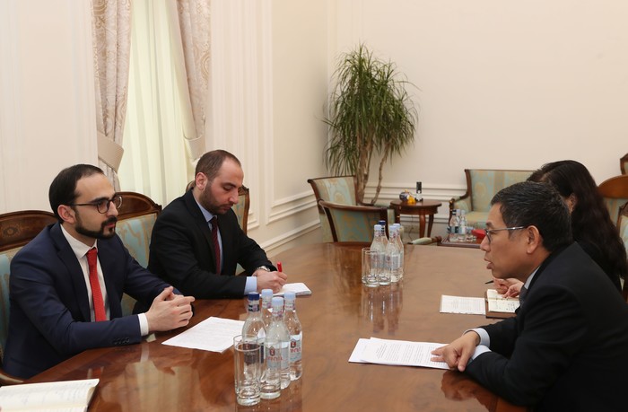Փոխվարչապետ Տիգրան Ավինյանն ընդունել է Չինաստանի դեսպանին