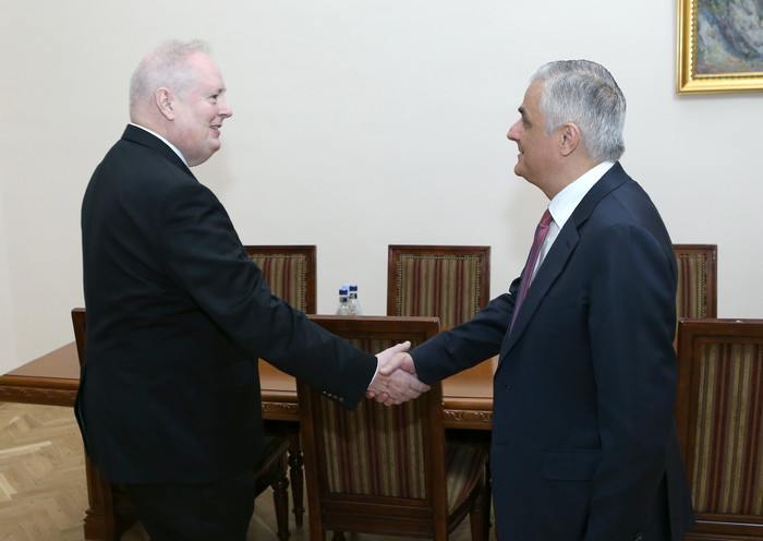 Փոխվարչապետ Մհեր Գրիգորյանն ընդունել է ՄԹ գործերի ժամանակավոր հավատարմատարին
