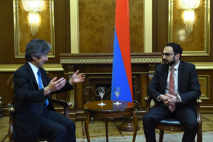 Փոխվարչապետ Տիգրան Ավինյանը ընդունել է Ճապոնիայի արտակարգ և լիզաոր դեսպան Ջուն Յամադային