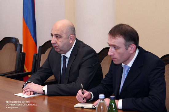Վարչապետը հանդիպել է Վրաստանի տարածքային զարգացման և ենթակառուցվածքների նախարարին