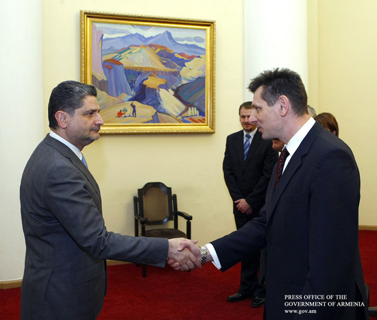 Հանդիպում լեհական ընկերության ներկայացուցիչների հետ