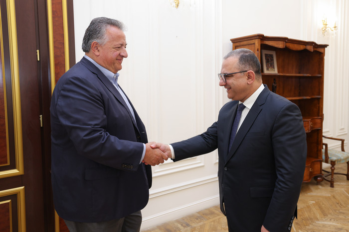 Փոխվարչապետ Տիգրան Խաչատրյանն ընդունել է հայազգի գործարար եւ բարերար Նուբար Աֆեյանին
