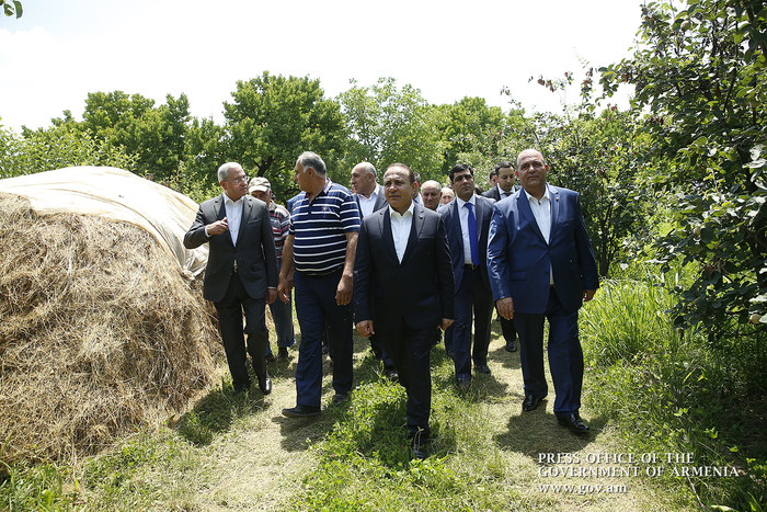Վարչապետն աշխատանքային այցով եղել է Արարատի մարզում
