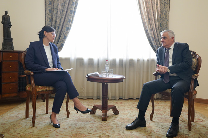 Փոխվարչապետ Մհեր Գրիգորյանն ընդունել է Հարավային Կովկասում ԶՖԳ գրասենյակի նորանշանակ տնօրենին