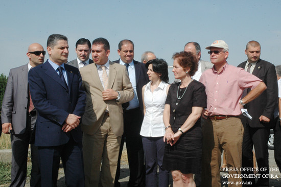 Այց Արմավիրի մարզ` «Հազարամյակի մարտահրավեր» հիմնադրամ-Հայաստան» ծրագրի տեղամասեր