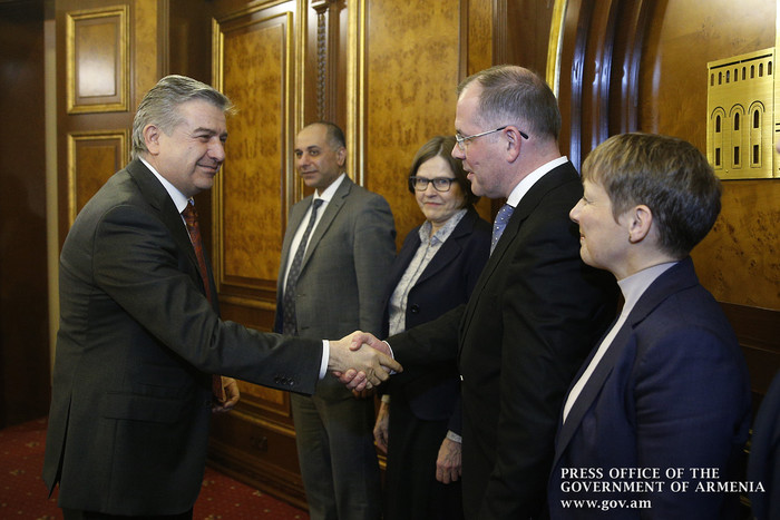 Վարչապետն ընդունել է Հայաստան-Եվրամիություն խորհրդարանական համագործակցության հանձնաժողովի պատվիրակու