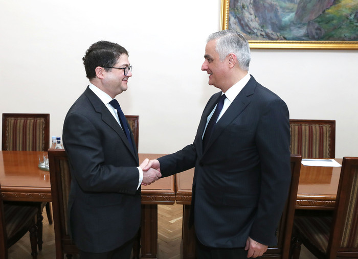 Փոխվարչապետ Մհեր Գրիգորյանն ընդունել է ՎԶԵԲ փոխնախագահին