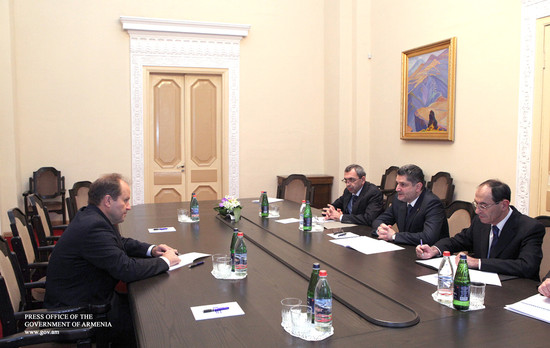Վարչապետն ընդունել է Կոնստանտին Բիրյուլինին
