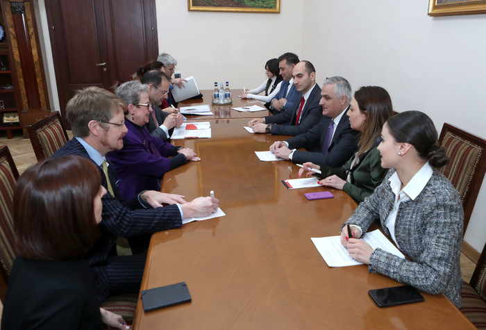 Փոխվարչապետ Մհեր Գրիգորյանն ընդունել է ԵՄ ներկայացուցիչներին