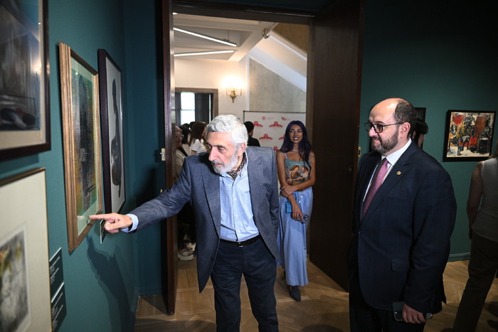 Արայիկ Հարությունյանը ներկա է գտնվել «Նվիրատուներ և նվիրատվություններ. Վալմարի ինքնատիպ հավաքածուից»