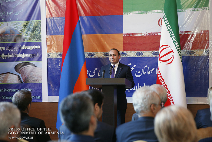 Վարչապետը մասնակցել է Երևանի «Կապույտ» մզկիթի հիմնադրման 250-ամյակին նվիրված միջոցառմանը