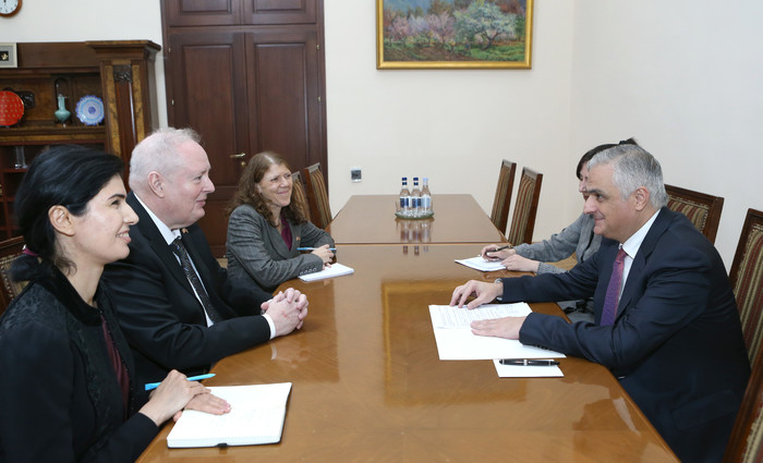 Փոխվարչապետ Մհեր Գրիգորյանն ընդունել է ՄԹ գործերի ժամանակավոր հավատարմատարին