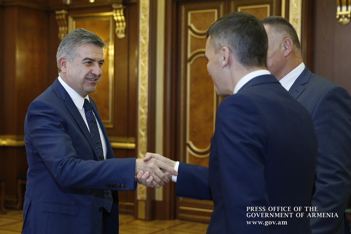 Վարչապետն ընդունել է «Ռուսական երկաթուղիներ» ԲԲԸ-ի փոխնախագահին և «Հարավկովկասյան երկաթուղի» ՓԲԸ-ի գ