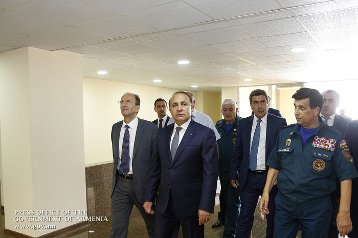 Վարչապետին է ներկայացվել ԱԻՆ նոր մասնաշենքի վերակառուցման աշխատանքների ընթացքը