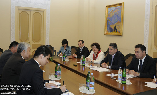 Չինաստանի դեսպանի հետ քննարկվել են երկկողմ տնտեսական գործակցության ընդլայնման հարցեր