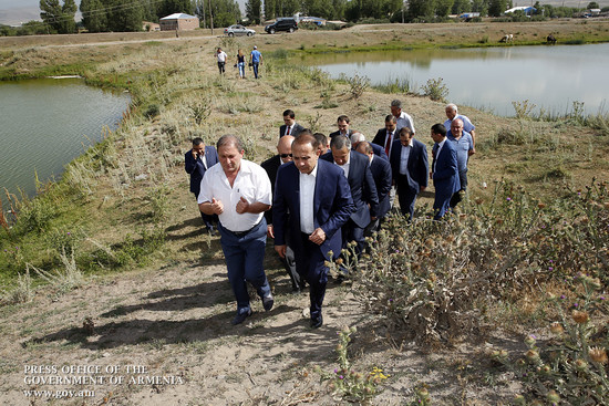 Հանրապետության վարչապետն այցելել է Գեղարքունիքի մարզի համայնքներ
