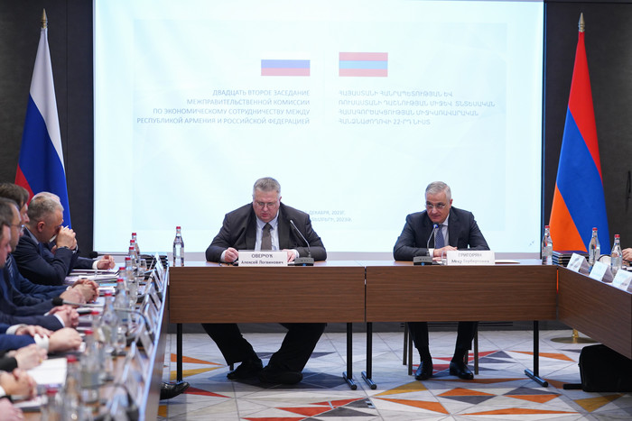 Երևանում կայացել է Հայ-ռուսական միջկառավարական հանձնաժողովի 22-րդ նիստը