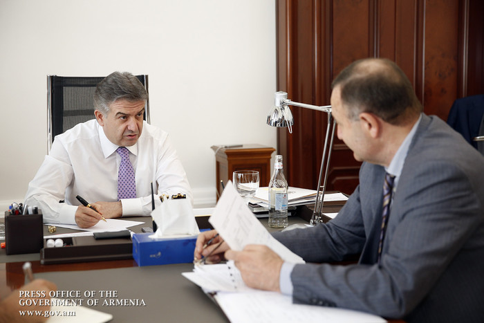 Արմավիրի մարզպետը վարչապետին է ներկայացրել հանձնարարականների կատարման ընթացքը