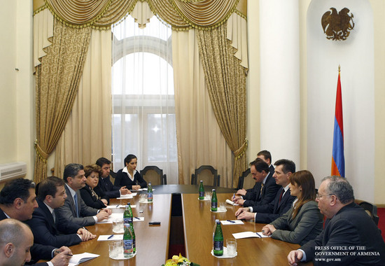 Հանդիպում լեհական ընկերության ներկայացուցիչների հետ