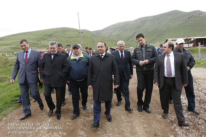 Հովիկ Աբրահամյանն այցելել է Լոռու մարզ