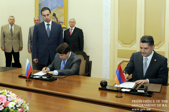 Տեղի է ունեցել Հայ-ռուսական տնտեսական համագործակցության միջկառավարական հանձնաժողովի համանախագահներ Տ
