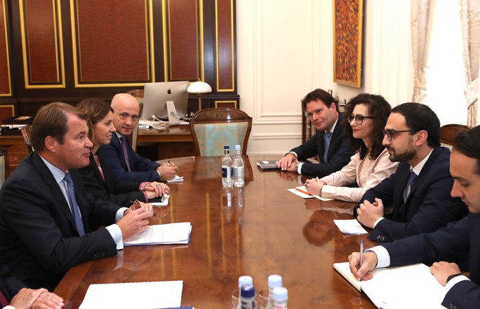 Փոխվարչապետ Տիգրան Ավինյանն ընդունել է ՎԶԵԲ առաջին փոխնախագահին