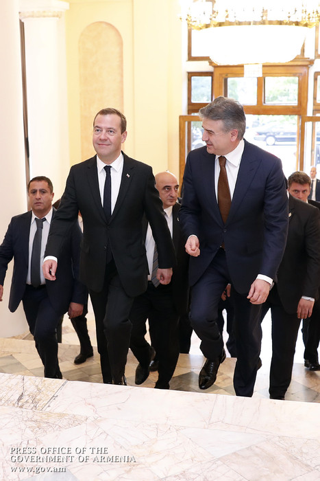 Կարեն Կարապետյանը և Դմիտրի Մեդվեդևը քննարկել են հայ-ռուսական համագործակցության զարգացման հեռանկարներ