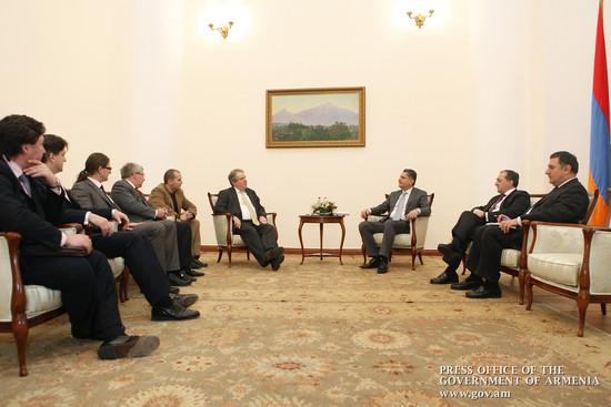 Վարչապետն ընդունել է Եվրոպական խորհրդարանի պատգամավորներին