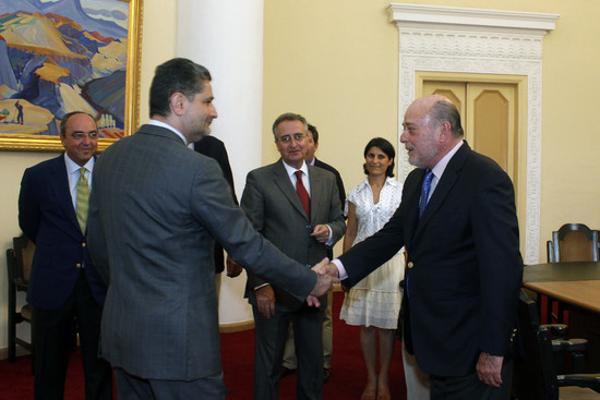 Իսպանացի գործարարները հյուրընկալվել են կառավարությունում