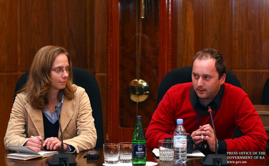 Հանդիպում եվրոպացի լրագրողների հետ