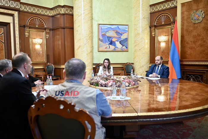 Արայիկ Հարությունյանն ընդունել է ԱՄՆ ՄԶԳ պատվիրակությանը