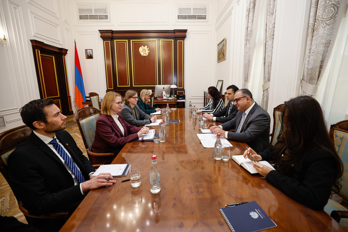 Փոխվարչապետ Տիգրան Խաչատրյանն ընդունել է Գերմանիայի դեսպանին