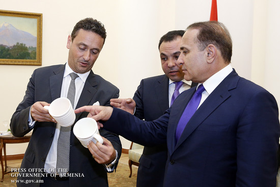 Հովիկ Աբրահամյանին է ներկայացվել իտալական Ceramisia ընկերության ներդրումային ծրագիրը