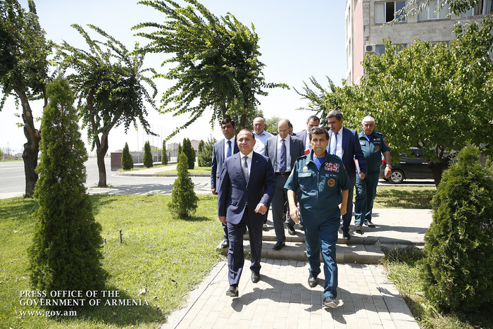 Վարչապետին է ներկայացվել ԱԻՆ նոր մասնաշենքի վերակառուցման աշխատանքների ընթացքը