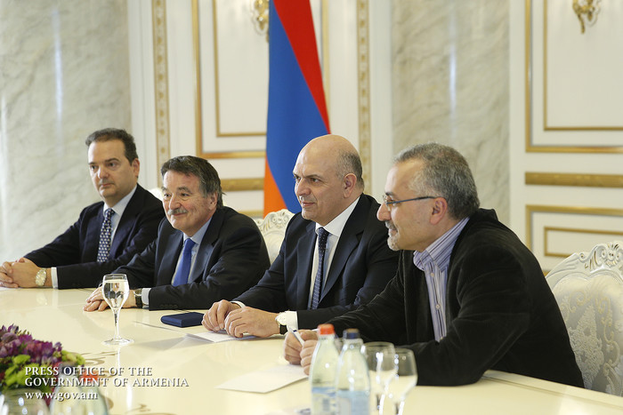 Վարչապետն ընդունել է իտալական Ա. Ջեմելլի համալսարանական հիվանդանոց հիմնադրամի նախագահին