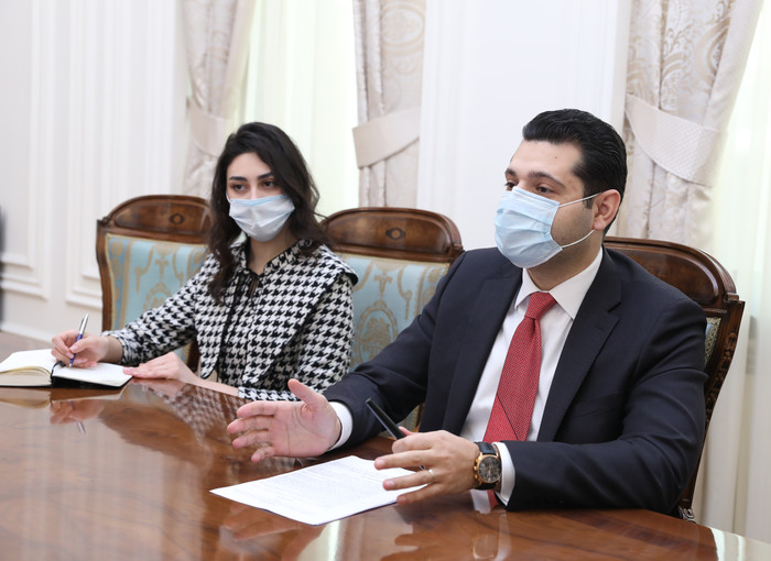 Փոխվարչապետ Համբարձում Մաթևոսյանն ընդունել է Հայաստանում ՄԱԿ-ի մշտական համակարգողի ժամանակավոր պաշտո