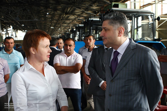 Հայաստան է ներկրվել բելառուսական տրակտորների առաջին խմբաքանակը
