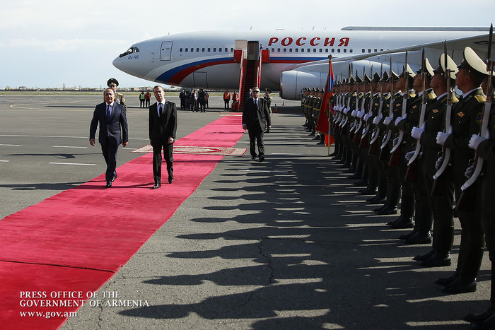 Պաշտոնական այցով Հայաստան է ժամանել ՌԴ վարչապետ Դմիտրի Մեդվեդևը